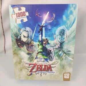 Legend of Zelda Skyward Sword 1000 Piece Jigsaw Puzzle 19” x‎ 27” Used